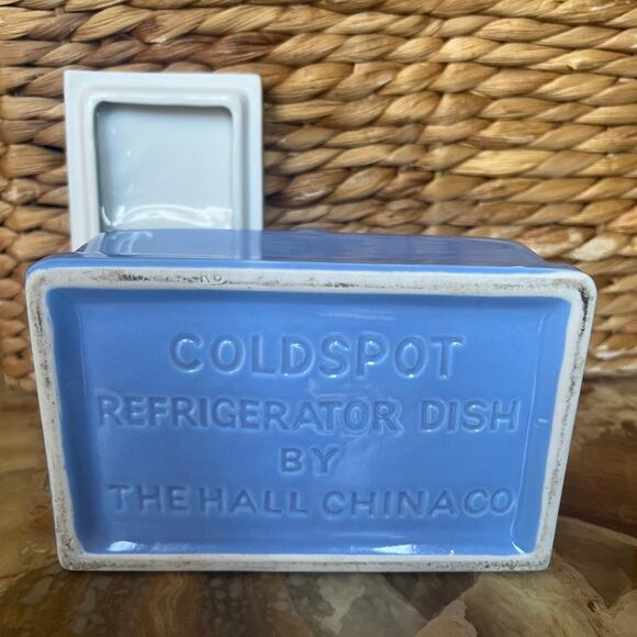 Powder Blue Refrigerator Dish by Hall - Picture 3 of 5